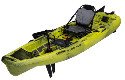 ReelYaks 10ft Radar Modular Fin Drive Pedal Fishing Kayak | 430lbs Capacity | 2 Piece