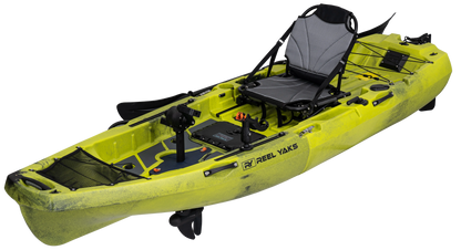 ReelYaks 10ft Radar Modular Propeller Drive Pedal Fishing Kayak | 430lbs Capacity | 2 Piece