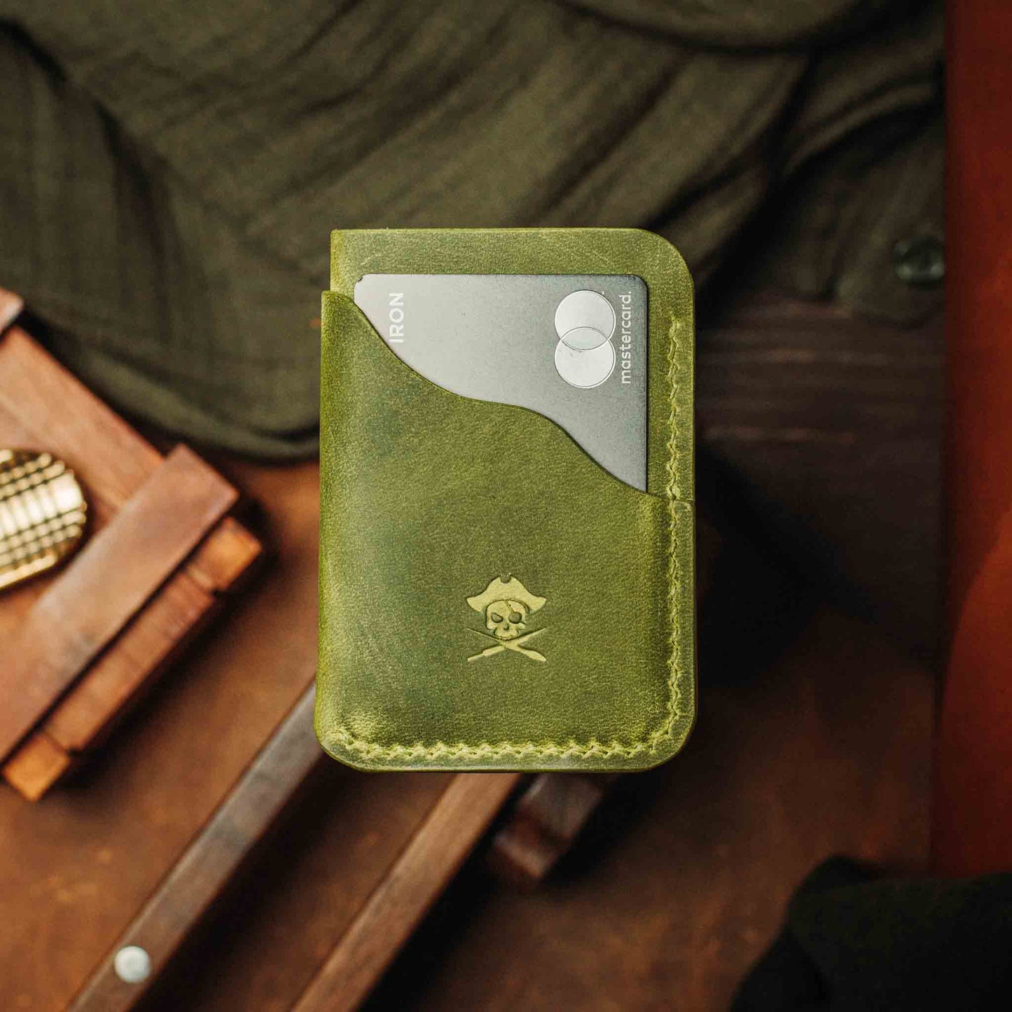 Pirate Goods Slim Card Holder - Venturer v2 | Minimalist Leather Wallet | EDC