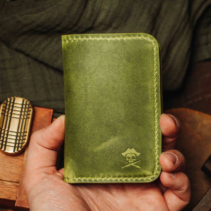 Pirate Goods Slim Bifold Wallet - Buccaneer | Minimalist Card Holder | Handcrafted EDC