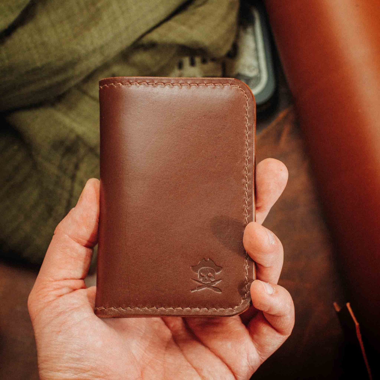 Pirate Goods Slim Bifold Wallet - Buccaneer | Minimalist Card Holder | Handcrafted EDC