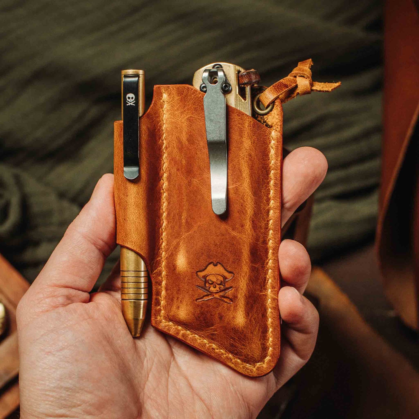 Pirate Goods Knife Sheath - Sailor v3 | Leather EDC | Pocket Knife Holder