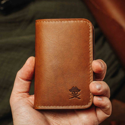 Pirate Goods Slim Bifold Wallet - Buccaneer | Minimalist Card Holder | Handcrafted EDC