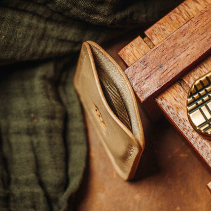 Pirate Goods Challenge Coin Holder - Peso Pocket v3 | Leather Coin Case | Handcrafted EDC