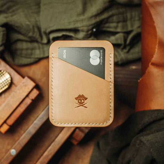 Pirate Goods Slim Leather Wallet - Boatswain v3 | Minimalist Card Holder | EDC