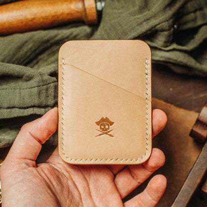 Pirate Goods Slim Leather Wallet - Boatswain v3 | Minimalist Card Holder | EDC