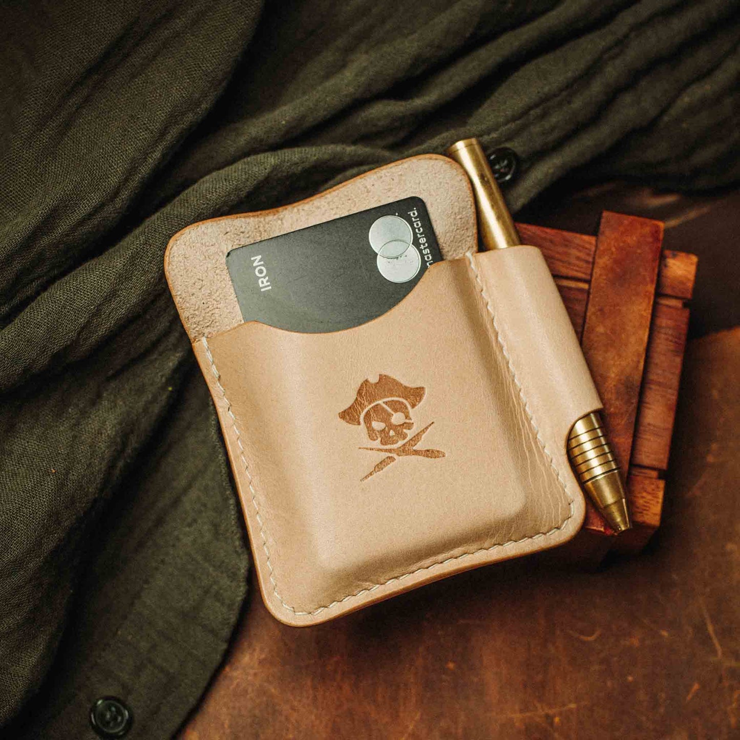 Pirate Goods EDC Pocket Organizer - First Mate | Leather Pocket Carrier