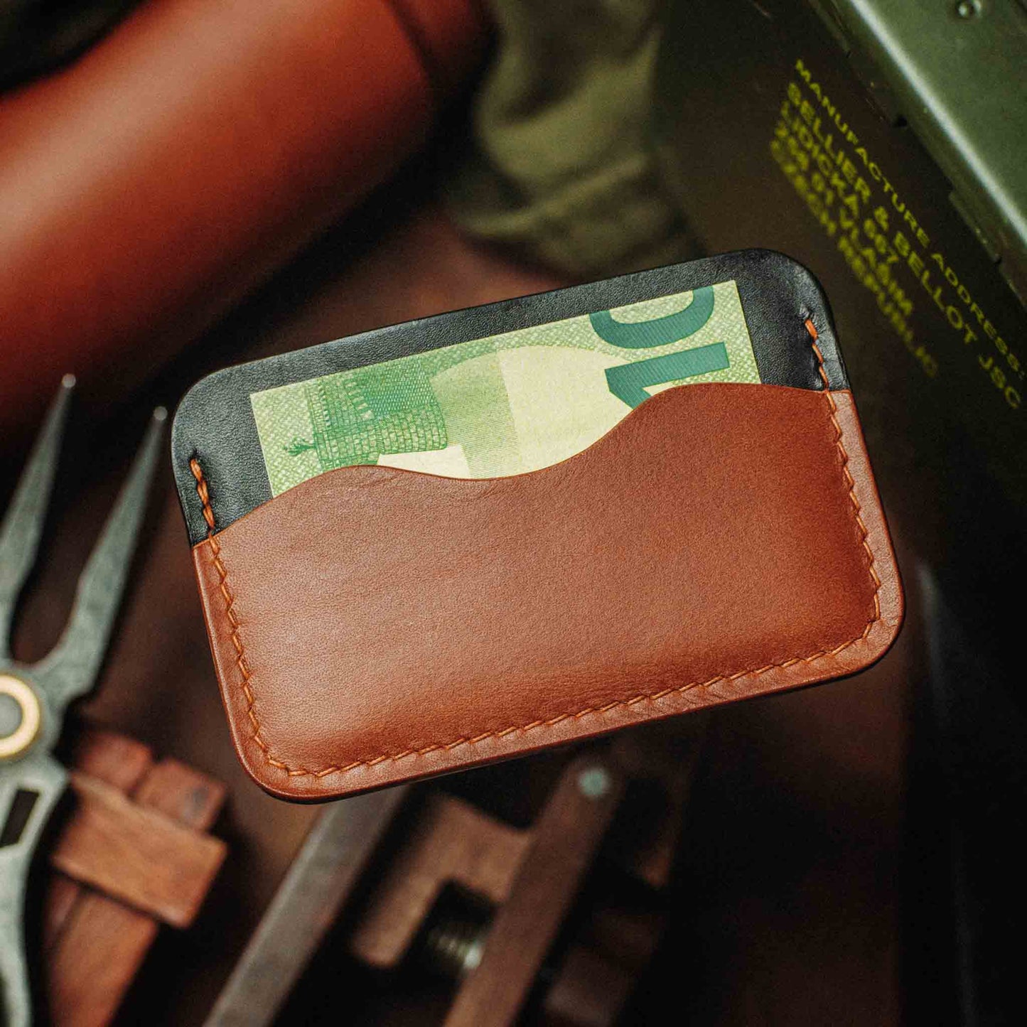 Pirate Goods Minimalist Wallet - Drunken Boatswain v2 | Slim Leather | EDC