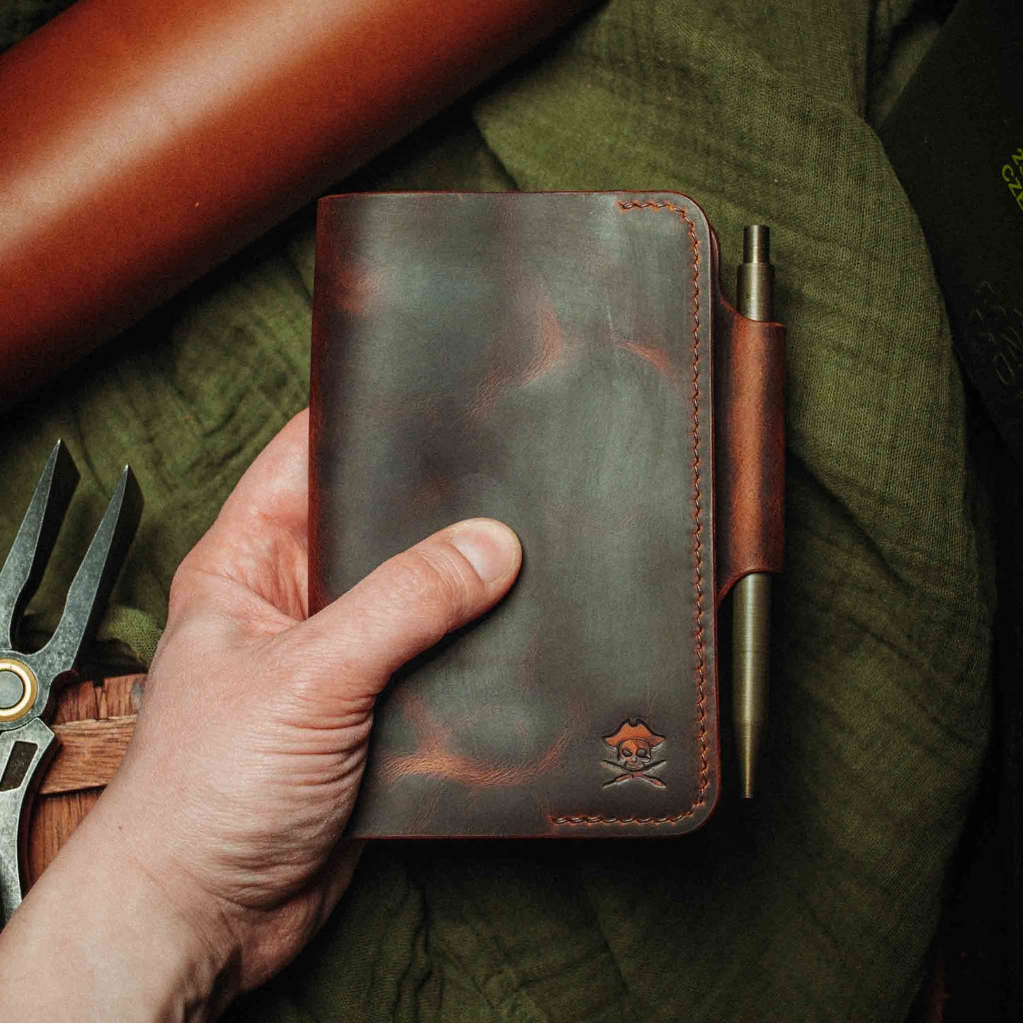 Pirate Goods Field Notes Cover - Navigator | Leather Journal Holder | EDC