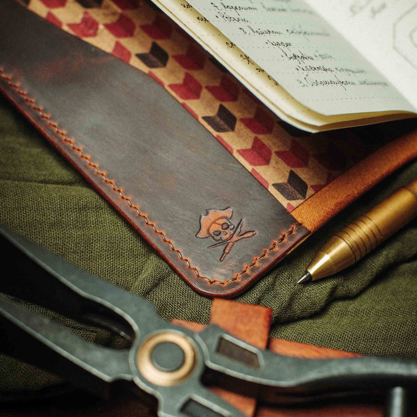 Pirate Goods Field Notes Cover - Navigator | Leather Journal Holder | EDC