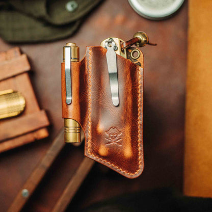 Pirate Goods Knife Sheath - Sailor v3 | Leather EDC | Pocket Knife Holder