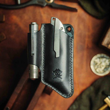 Pirate Goods Knife Sheath - Sailor v3 | Leather EDC | Pocket Knife Holder