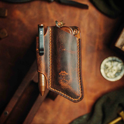Pirate Goods Knife Sheath - Sailor v3 | Leather EDC | Pocket Knife Holder