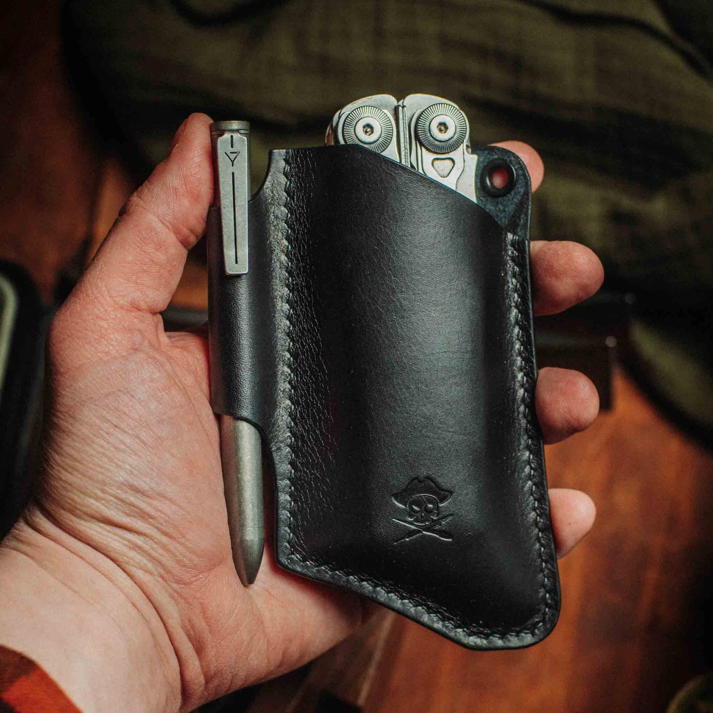 Pirate Goods Knife Sheath - Sailor v3 | Leather EDC | Pocket Knife Holder