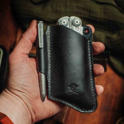 Pirate Goods Knife Sheath - Sailor v3 | Leather EDC | Pocket Knife Holder