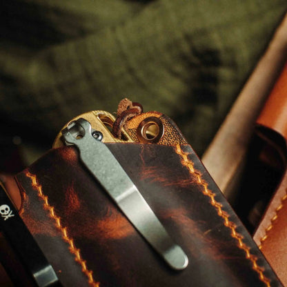 Pirate Goods Knife Sheath - Sailor v3 | Leather EDC | Pocket Knife Holder