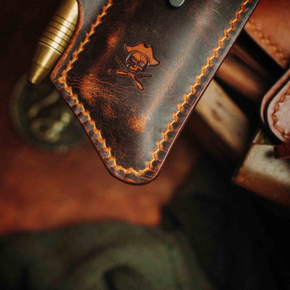 Pirate Goods Knife Sheath - Sailor v3 | Leather EDC | Pocket Knife Holder