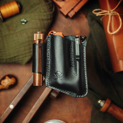 Pirate Goods EDC Pocket Organizer - First Mate v3 | Leather Pocket Carrier