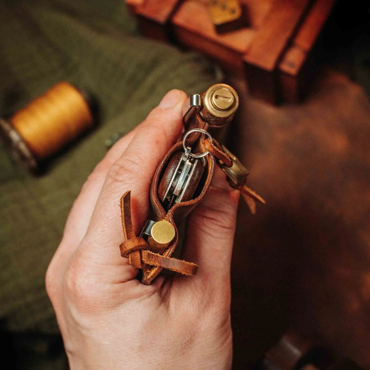 Pirate Goods EDC Pocket Organizer - First Mate v3 | Leather Pocket Carrier