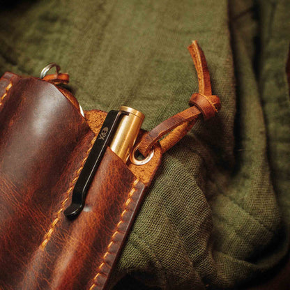 Pirate Goods EDC Pocket Organizer - First Mate v3 | Leather Pocket Carrier