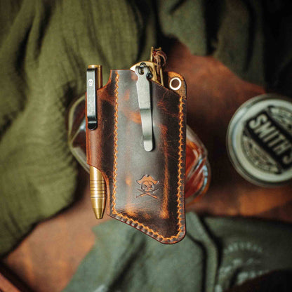 Pirate Goods Knife Sheath - Sailor v3 | Leather EDC | Pocket Knife Holder