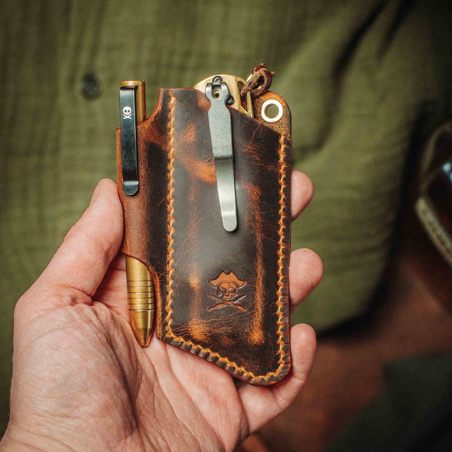 Pirate Goods Knife Sheath - Sailor v3 | Leather EDC | Pocket Knife Holder
