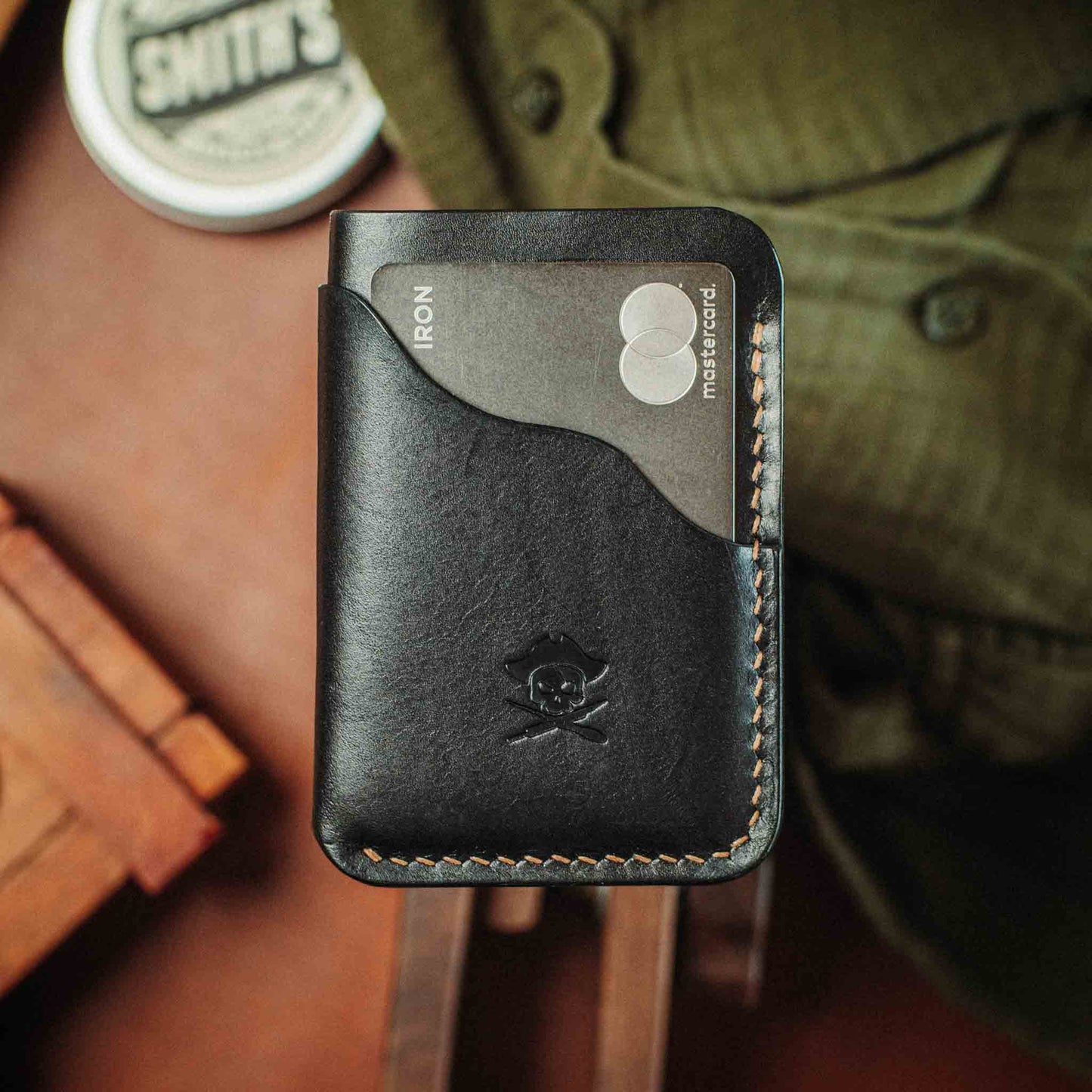 Pirate Goods Slim Card Holder - Venturer v2 | Minimalist Leather Wallet | EDC