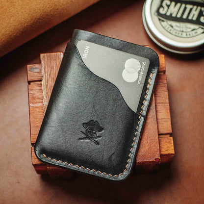 Pirate Goods Slim Card Holder - Venturer v2 | Minimalist Leather Wallet | EDC
