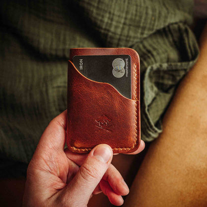 Pirate Goods Slim Card Holder - Venturer v2 | Minimalist Leather Wallet | EDC