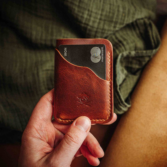 Pirate Goods Slim Card Holder - Venturer v2 | Minimalist Leather Wallet | EDC