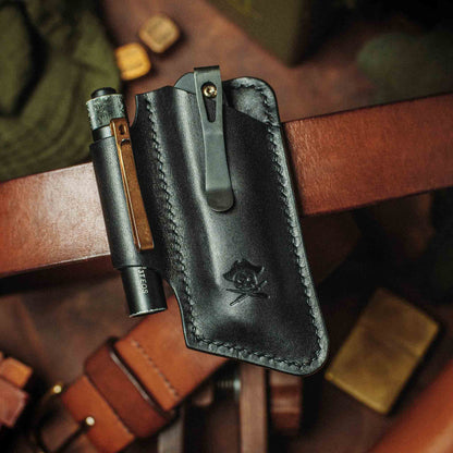 Pirate Goods Belt Knife Sheath - Sailor v4 | Leather EDC | Knife Holder