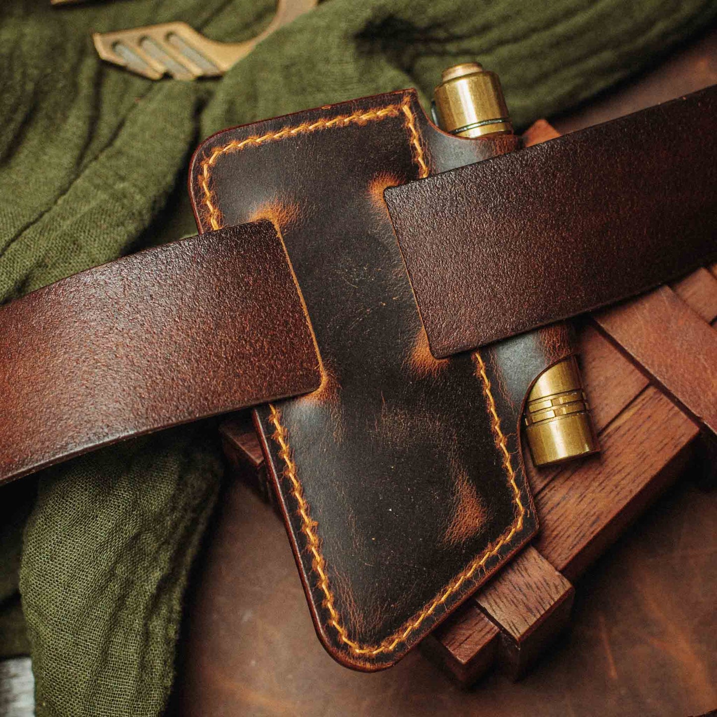 Pirate Goods Belt Knife Sheath - Sailor v4 | Leather EDC | Knife Holder
