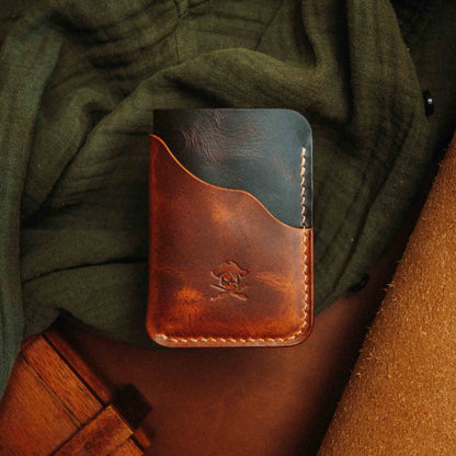 Pirate Goods Slim Card Holder - Venturer v2 | Minimalist Leather Wallet | EDC