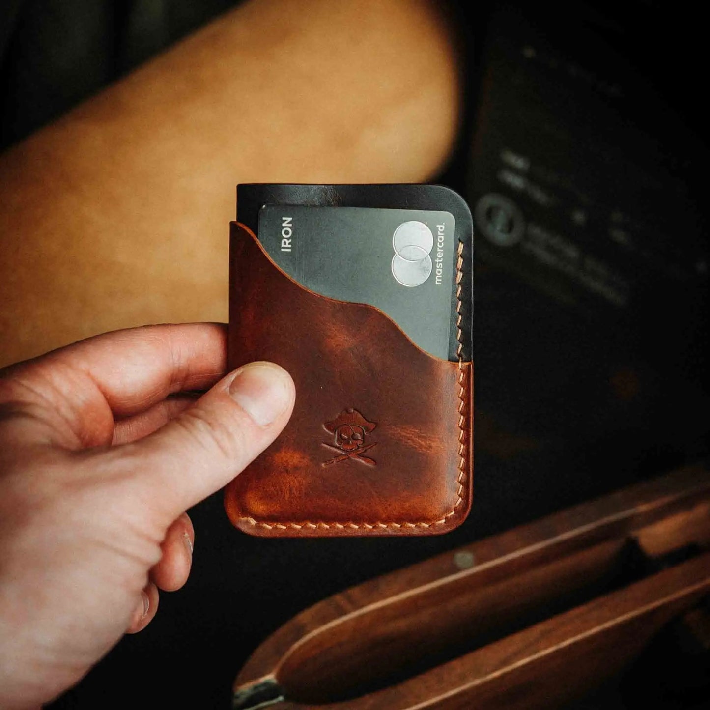 Pirate Goods Slim Card Holder - Venturer v2 | Minimalist Leather Wallet | EDC