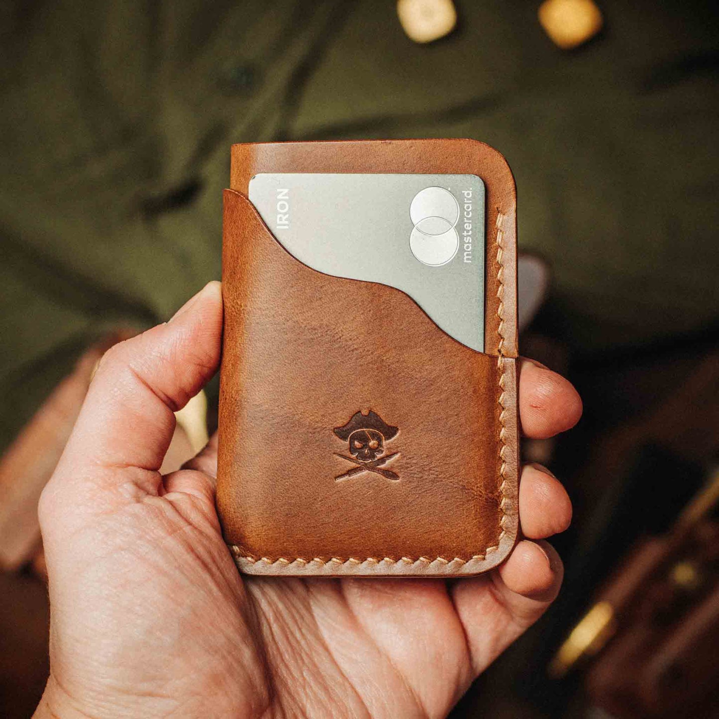 Pirate Goods Slim Card Holder - Venturer v2 | Minimalist Leather Wallet | EDC