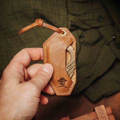 Pirate Goods Pharaoh Bottle Opener Holder - King’s Pocket | Leather Case | Pharaoh Accessory