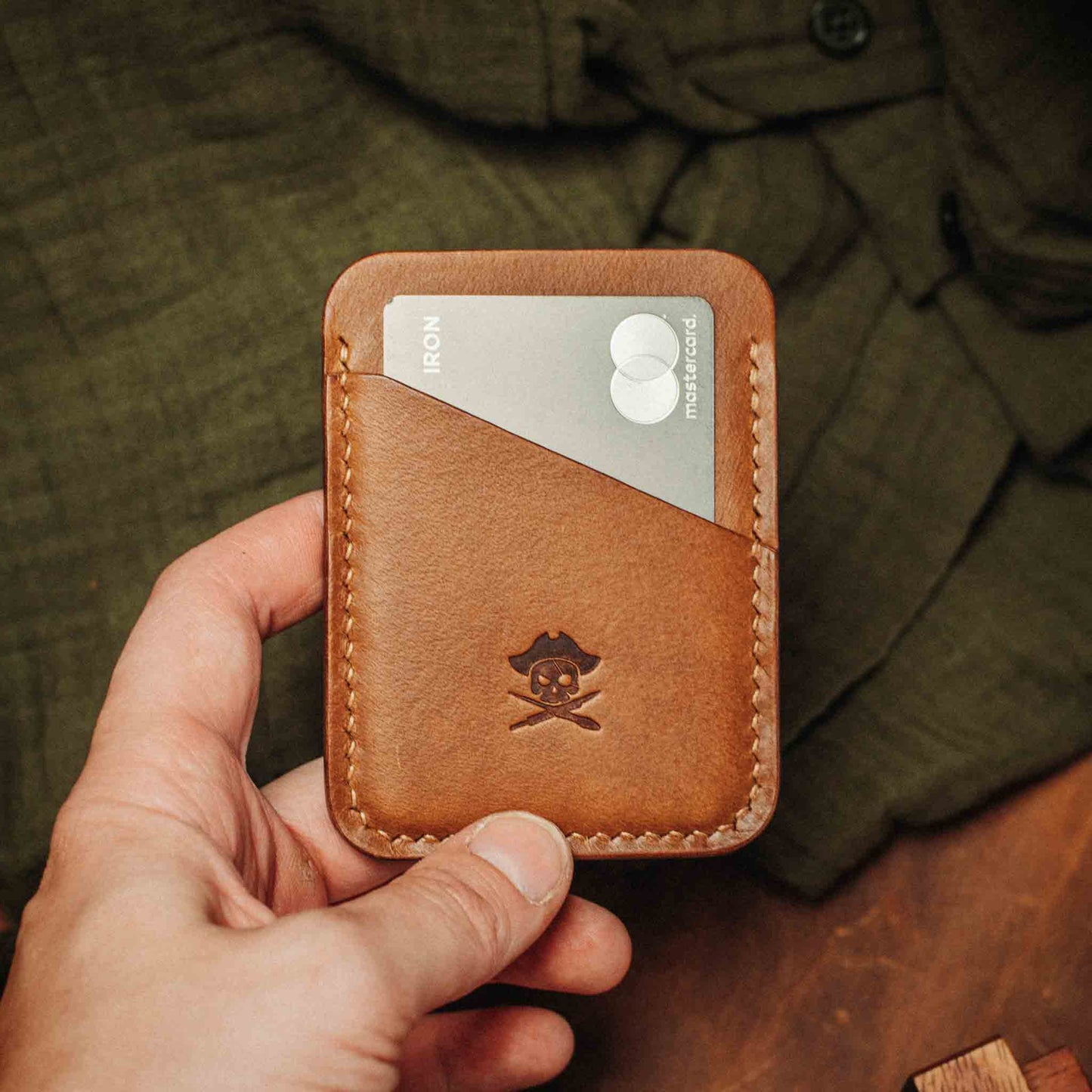 Pirate Goods Slim Leather Wallet - Boatswain v3 | Minimalist Card Holder | EDC