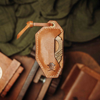 Pirate Goods Pharaoh Bottle Opener Holder - King’s Pocket | Leather Case | Pharaoh Accessory