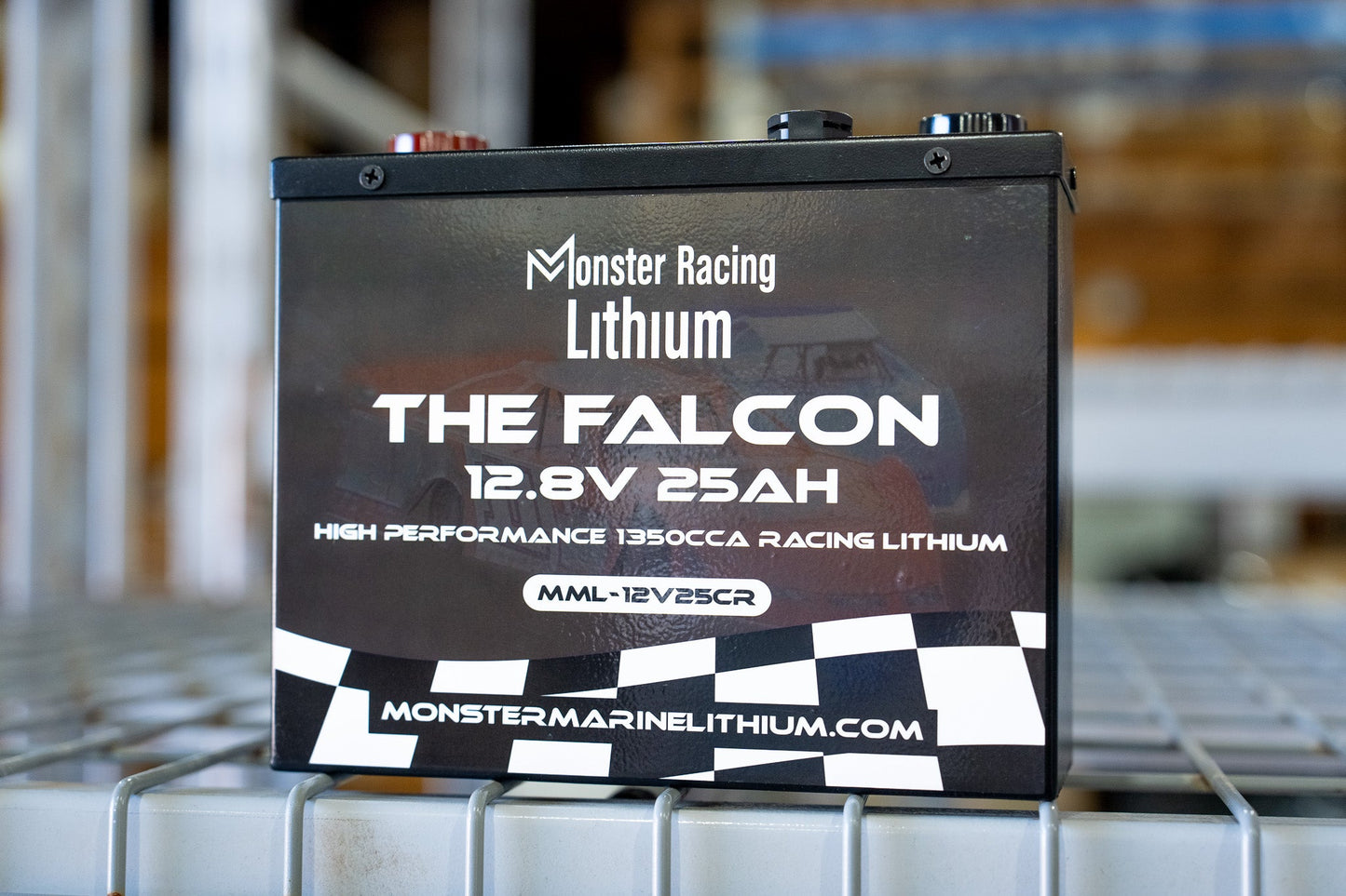 Monster Marine Lithium 12.8V 25AH - "THE FALCON" - MONSTER RACING LITHIUM
