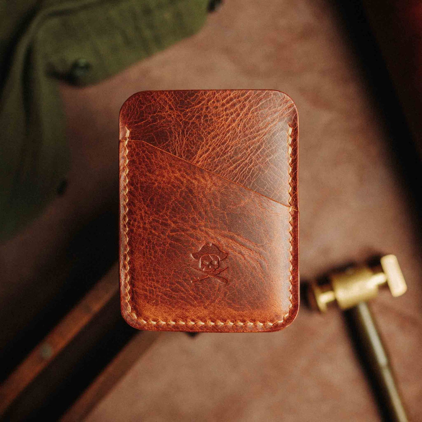 Pirate Goods Slim Leather Wallet - Boatswain v3 | Minimalist Card Holder | EDC