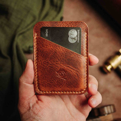 Pirate Goods Slim Leather Wallet - Boatswain v3 | Minimalist Card Holder | EDC