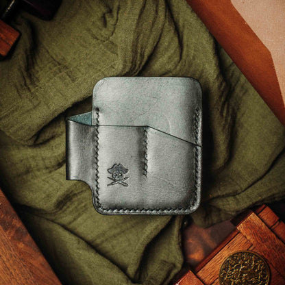 Pirate Goods Small Pocket Organizer - First Mate Mini | Leather Pocket Slip | Handcrafted Everyday Carry