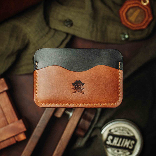Pirate Goods Minimalist Wallet - Drunken Boatswain v2 | Slim Leather | EDC