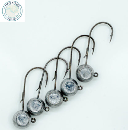Twin Cities Tackle Prescription Jig Head Larger Sizes 5 pack