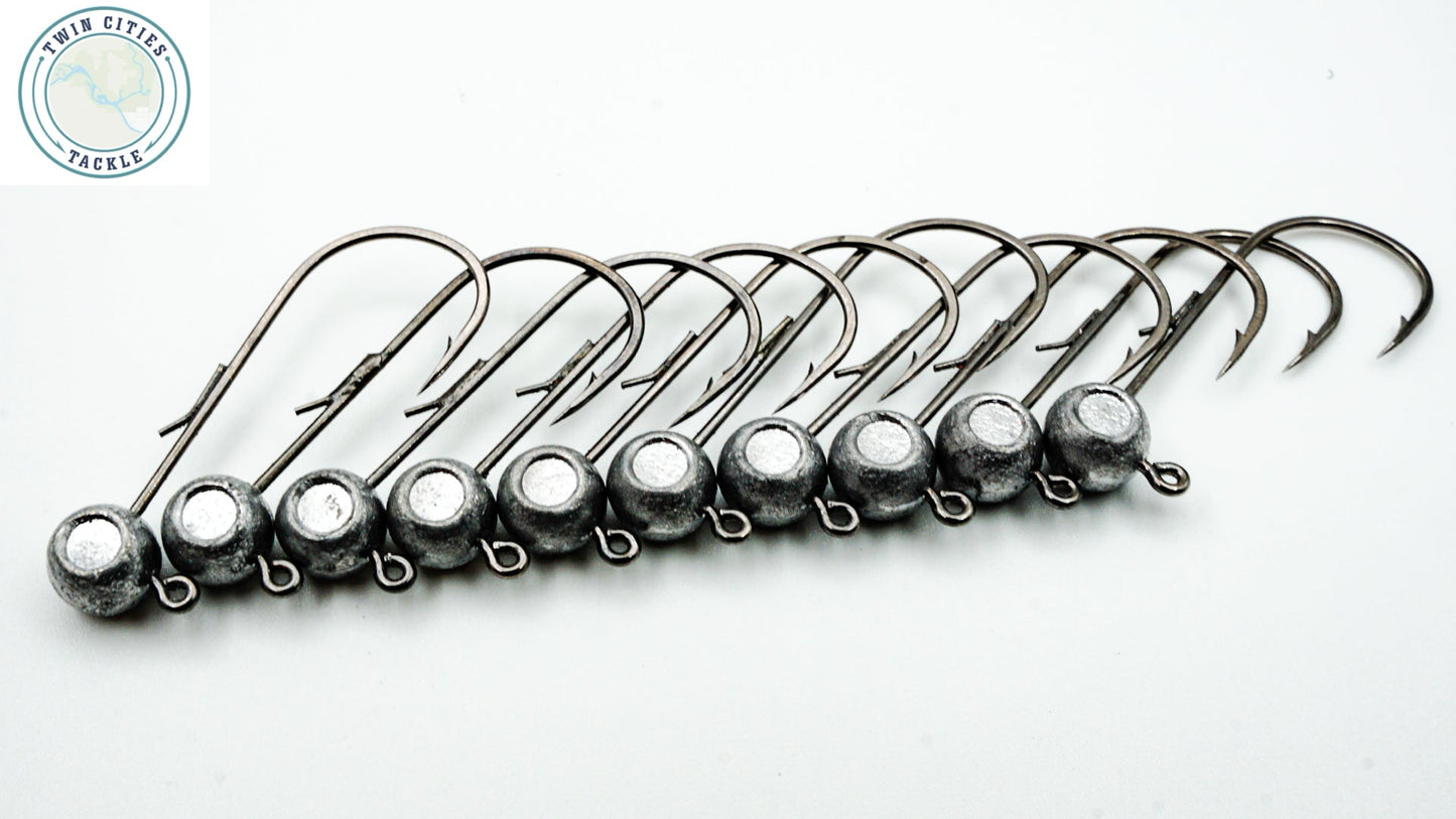 Twin Cities Tackle Prescription Jig Head Smaller Sizes 10 pack