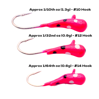 Kenders - Pink Wonderbread Glow Tungsten Kanoe Jig