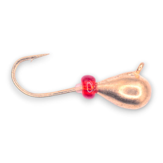 Kenders - Gold w/ Red Bead Tungsten Jig