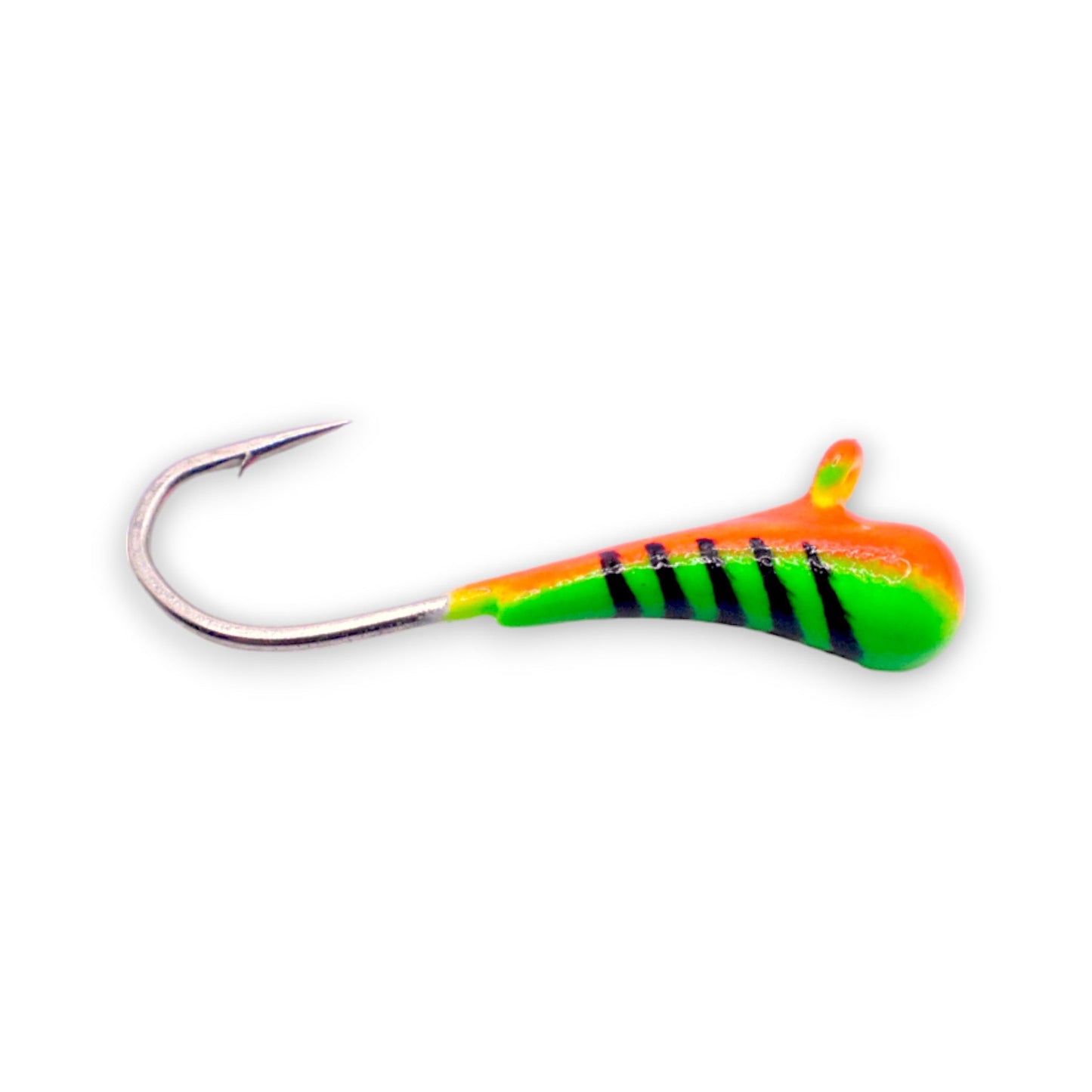 Kenders - Orange Green Stripe Glow Tungsten Kanoe Jig