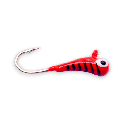 Kenders - Red Stripe Glow Tungsten Kanoe Jig