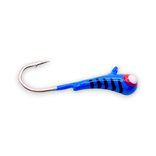 Kenders - Mn Made Outdoors Blue Stripe Glow Tungsten Kanoe Jig